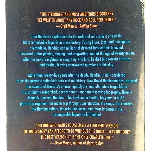 Scuse Me While I Kiss The Sky: The Life Of Jimi Hendrix, SC 1996 - Picture 3 of 13